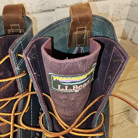 Womens Colorblock Bean Boot Limited Edition 8" - Picture 5 of 9